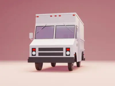Chevrolet P30 Paso Van 1990 Low-poly 3D model