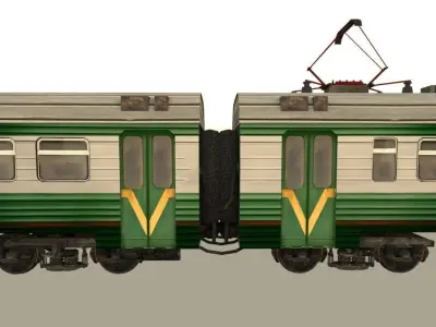 Train ER9 3D model