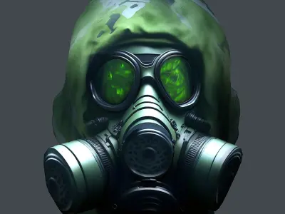 Helmet 3d model military combat Military Low-poly Low-poly 3D model 71