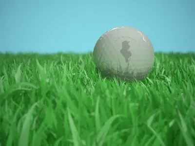 Premium Golf Ball Model - Realistic and High-Quality 3D print model