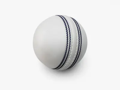 Cricket Ball White 3D model