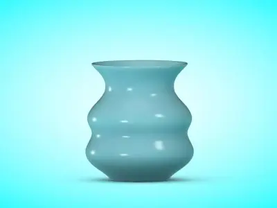 Vase 2 Low-poly 3D model