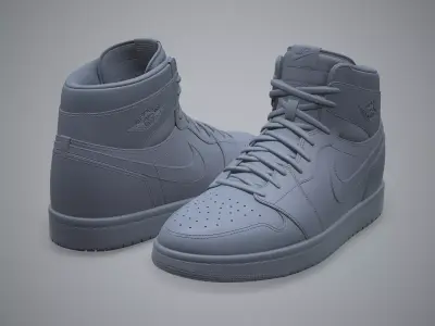 Air Jordan1-retro sneaker-3d printable 3D print model