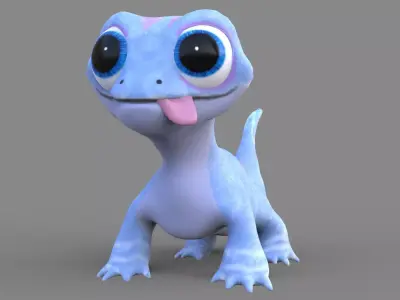 Frozens 2 Bruni Low-poly 3D model