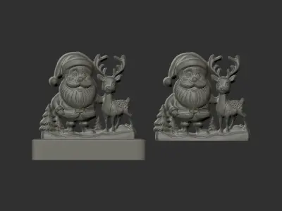 sanda deer decor  3D print model