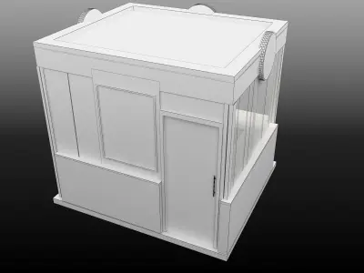 Booth Exhibition Stand a499a  3D model