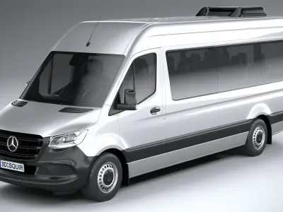 Mercedes Sprinter passenger L3H2 2019 3D model