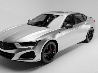 Acura TLX Type-S 2025 Low-poly 3D model
