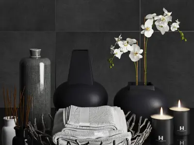 Bathroom decoration by Kelly hoppen 3D model