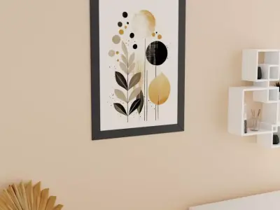 Chic Boho Art Free low-poly 3D model