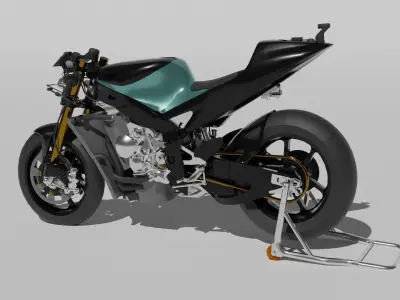 yamaha yzr m1 non sponsored 3D model