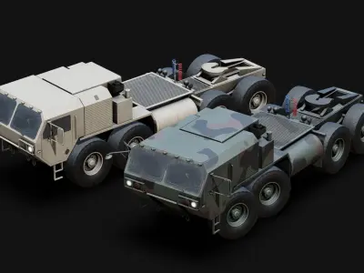 US Military Vehicles 3D Model Pack