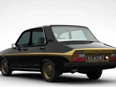 Renault 12 Alpine 3D model