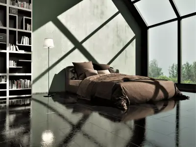 Modern Bedroom 3D model shop