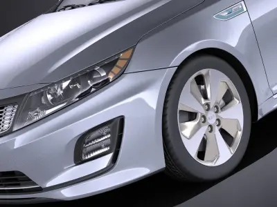Kia Optima Hybrid 2016 VRAY 3D model