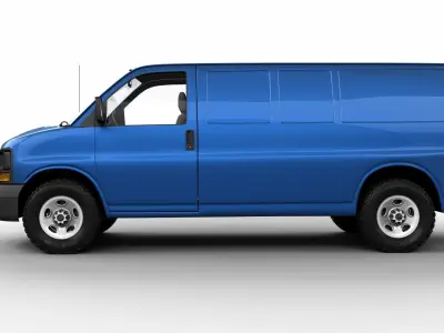 American Van 3D model