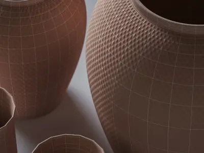 Vase Set 22 3D model