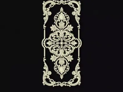 dekor ornament 3D model 7