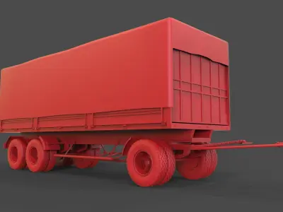 Trailer mod1 3D print model