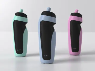 High-Quality 3D Gym Water Bottle Model 3D model