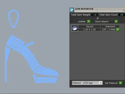Shoe pendant Free 3D print model