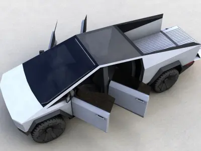 TESLA CYBERTRUCK 2023 3D model