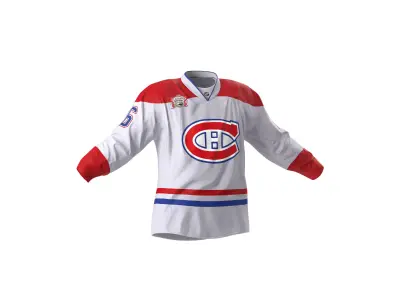 Hockey Jersey Montreal Canadiens 3D model