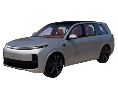 Lixiang L9 2024 Low-poly 3D model