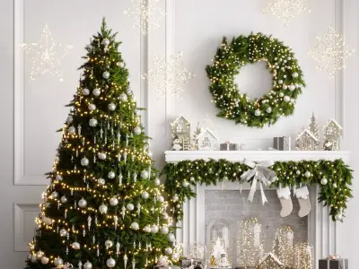 Christmas set 3D model