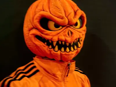 Jack-O-Lantern Wearable - Pumpkin Decoration and Cosplay 3D print model