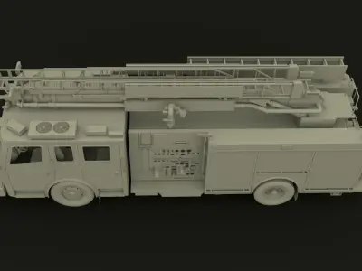 Firetruck Roadrunner 3D model