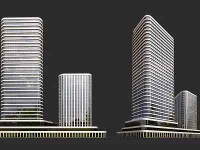 HighRise Building 3D model