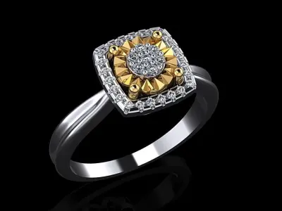 Women Ring 10 3D print model