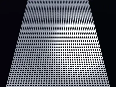 Perforated panel with 35 percent opening 25O53 3D model