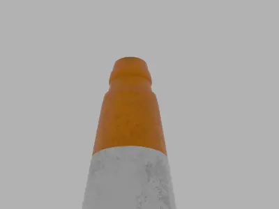 Traffic cone Free low-poly 3D model