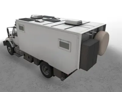  Motorhome Unicat TC52hv Low-poly 3D model