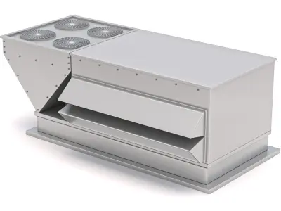 Air Conditioning Unit v4 3D model