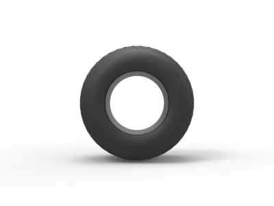 Race tire 2 Scale 1 to 10 3D print model