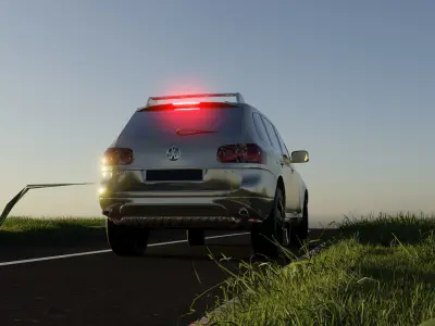 Car Volkswagen Touareg 3D model