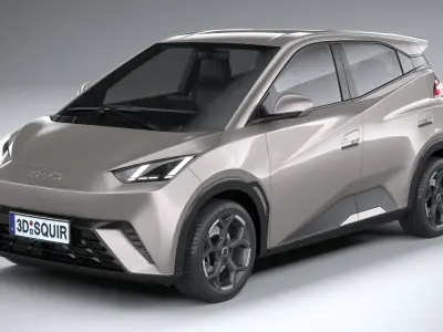 BYD Dolphin Mini 2025 3D model