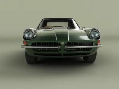 AC 428 Convertible 3D model
