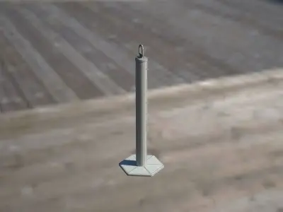 Low Poly Barrier - Style 1 Low-poly 3D model