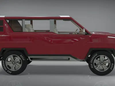SUV original vehicle design  3D model