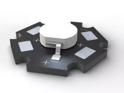 5W-3W-1W LED with Heatsink  3D print model