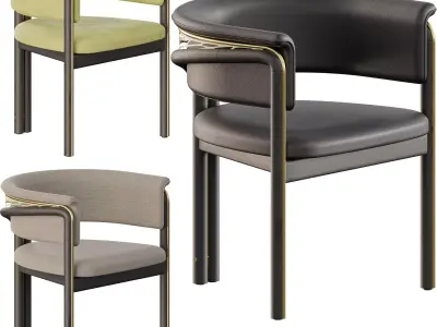 MORPHO Volita dining chair Low-poly 3D model