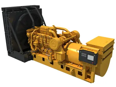 Power Generator Engine 3D model