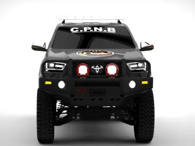 TOYOTA HILUX 2022 ARB PATRULLAJE INTELIGENTE  3D model