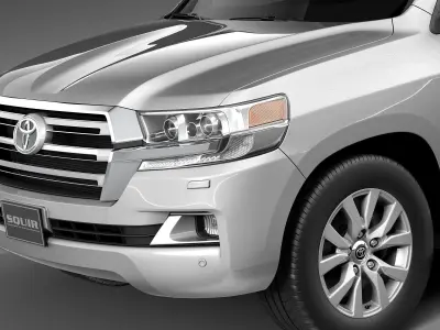 Toyota Land Cruiser 2016 3D model