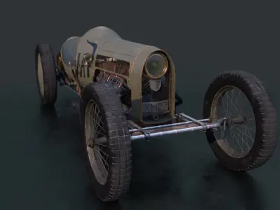 Cyclecar - 1913 3D model