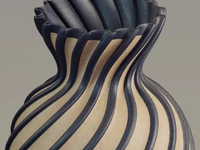 Vase 01 3D model purchase